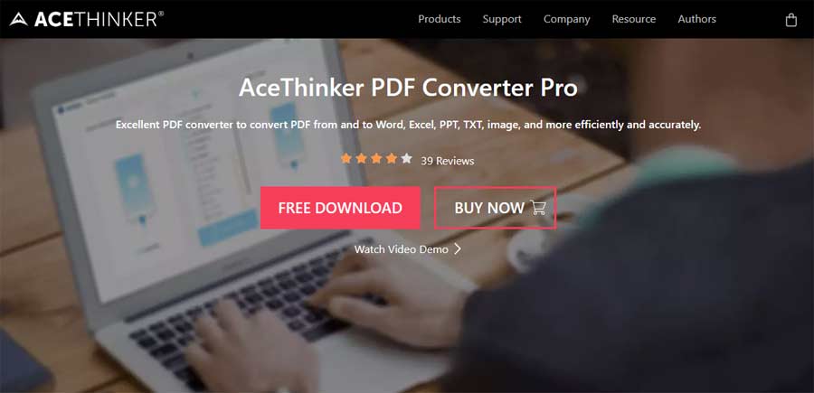 PDF Converter Pro Landing Page