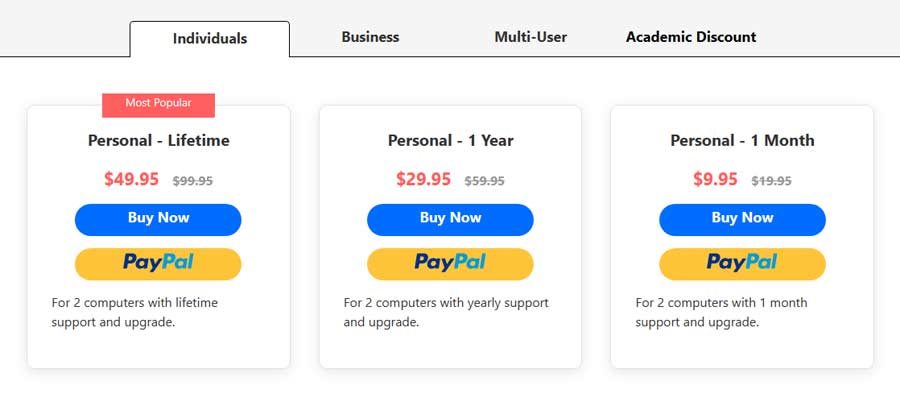 PDF Converter Pro Pricing